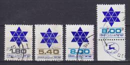 Israel 1978/79/ Mi. 760, 797-98 Davidstern Auch Mit Tabs - Used Stamps (without Tabs)