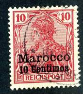 (1025)  Morocco 1900  Mi.9  Used   ~ (michel €2,00) - Marruecos (oficinas)