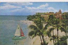 Hawaii Waikiki A Famillar Scene In Hawaii Showing A POrtion Of Waikiki Beach - Andere & Zonder Classificatie