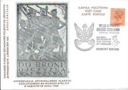 1980. POLPHILEX 80.  60th. ANNIVERSARY OF THE WARSAW  BATTLE. LONDON - Government In Exile In London