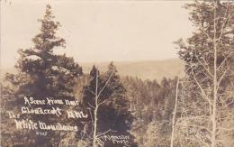 New Mexico Cloudcroft White Mountain Scene Real Photo RPPC - Other & Unclassified