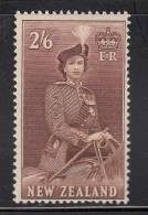 New Zealand MH Scott #298B 2sh6p Queen Elizabeth II On Horseback - Ongebruikt