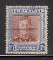 New Zealand Used Scott #266 1sh3p King George VI - Watermark Upright - Gebruikt