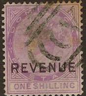 DOMINICA 1879 1/- Revenue SG R3 U YK332 - Dominique (...-1978)