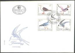 YUGOSLAVIA - JUGOSLAVIA  - BIRDS - GULL - FDC -1984 - Palmípedos Marinos