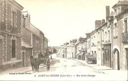 44 - NORT SUR ERDRE -  T.Belle Vue De La Rue Saint Georges ( Attelages , Magasin Ameublement - Nort Sur Erdre