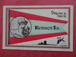 Drop Me A Line In Remsen  Iowa- 1914 Cancel----ref 953 - Altri & Non Classificati