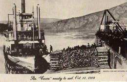 YUKON , Reproduction Murdoch's Gem Shop,  Stx Casca Ready To Sail 1908, Bateau, Chargement De Bois - Yukon