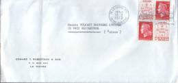 France- Letter Sent From France In Switzerland In 1970(4 Block Franking) - Briefe U. Dokumente