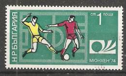 Bulgaria 1974  Football: World Cup, West Germany  (o) Mi.2326 - Used Stamps