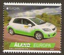 ALAND - EUROPA 2013 -TEMA ANUAL " POSTAL VEHICLE"-  SERIE De 1 V - 2013