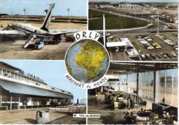 CPSM ORLY (Val De Marne) - Aéroport Du Monde : 5 Vues - Orly