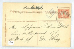 POSTKAART Uit 1915 Gelopen Van SOMMELSDIJK Naar DEN HAAG * NVPH NR 51  (7603) - Storia Postale