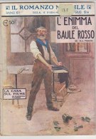 RA#21#06 IL ROMANZO MENSILE 1914 Magog L'ENIMMA DEL BAULE ROSSO - Warden /Cop. Salvadori/Pubbl. CIOCCOLATO VELMA SUCHARD - Thrillers