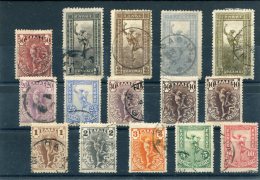 1901-Greece- "Flying Mercury" (Thick Paper) -complete Set Used/usH - Used Stamps