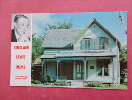 Sinclair Lewis Home   Sauk Centre MN -Not Mailed    --- Ref 953 - Other & Unclassified
