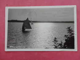 Rppc  Sailing On Wall Lake IA  1910 Cancel  --- Ref 953 - Other & Unclassified