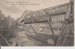 Litho Schwebebahn Elberfeld Barmen Länge 13 Km Kosten 13 Mil. Mark Um 1900 - Wuppertal