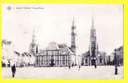 * Sint Truiden - Saint Trond (Limburg) * (SBP, Nr 1) Grand'Place, Grote Markt, Market Square, Animée, église, Church CPA - Sint-Truiden