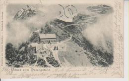 Litho Gruss Vom Herzogstand 2.6.1899 N. Erlangen Eigentum Der Selection München - Zugspitze