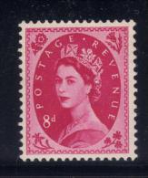 AP871 - GRAN BRETAGNA 1955 , Il 8 Pence N. 295  ***  MNH - Unused Stamps