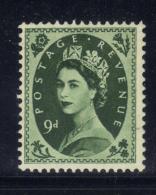 AP879 - GRAN BRETAGNA 1955 , Il 9 Pence N. 296  ***  MNH - Unused Stamps