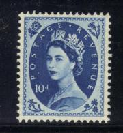 AP922 - GRAN BRETAGNA 1955 , Il 10 Pence N. 297  ***  MNH - Unused Stamps