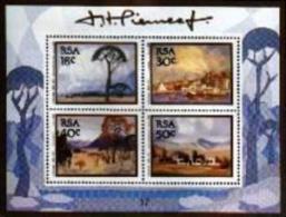 REPUBLIC OF SOUTH AFRICA, 1989, MNH Stamp(s) Paintings Pierneef, Block Nr.23, F3720 - Nuovi