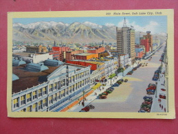 - Utah > Salt Lake City Main Street  Linen  Not Mailed  Ref  954 - Salt Lake City