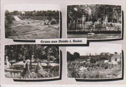 Heide Holstein MB Verkehrsübungsplatz Stadtpark Hochhaus Sw 9.8.1962 - Heide