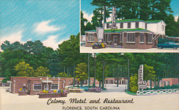 South Carolina Florence Colony Motel And Restaurant - Florence