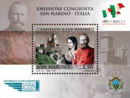 2011 - Italia Congiunta Garibaldi - San Marino    ----- - 2011-20: Nieuw/plakker