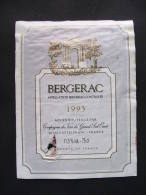 Etiquette De Vin : BERGERAC Compagnie Des Vins Du Grand Sud-Ouest - Castelfranc 1993 - Bergerac