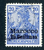 (1170)  Morocco  1900  Mi10  Used ~ (michel €3,60) - Marokko (kantoren)