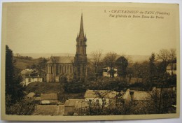 29 : Chateauneuf-du-Faou - Vue Générale De Notre-Dame Des Portes - Plan Inhabituel - Châteauneuf-du-Faou