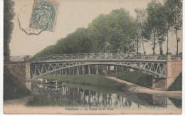 CHELLES  LE CANAL ET LE PONT - Chelles