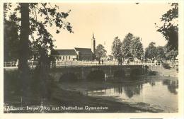 OLA010 - Alkmaar - Berger Brug Met Murmellius Gymnasium - Alkmaar