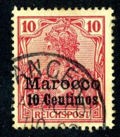 (1177)  Morocco  1900  Mi9  Used ~ (michel €2,00) - Marruecos (oficinas)