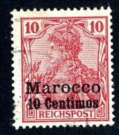 (1182)  Morocco  1900  Mi9  Used ~ (michel €2,00) - Marokko (kantoren)