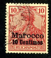 (1187)  Morocco  1900  Mi9  Used ~ (michel €2,00) - Marocco (uffici)