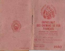 Calendrier -Agenda / Orphelinat Des Chemins De Fer Français/ Paris/ Flamand/ 1950     CAL122 - Petit Format : 1941-60