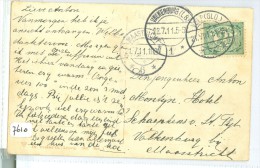 POSTKAART Uit 1911 Gelopen Van VELP Via MAASTRICHT Naar VALKENBURG * NVPH 55 (7610) - Lettres & Documents