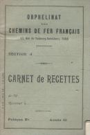 Orphelinat Des Chemins De Fer Français/ Carnet De Recettes/cotisation Des Sociétaires/Paris/1946   VP582 - Ohne Zuordnung