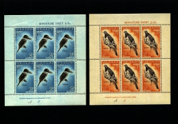 NEW ZEALAND - 1960  HEALTH  TWO  MS     MINT NH - Blocs-feuillets