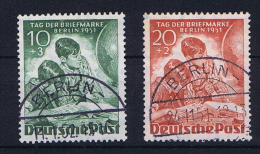 Germany, Berlin: Mi Nr 80 - 81, 1951, Used - Used Stamps