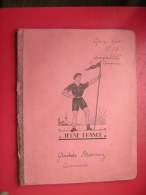 THEME SCOUTISME - ANCIEN CAHIER SCOLAIRE QUI A SERVI DE COMPTABILITE EN 1942    JEUNE FRANCE  ILLUSTRATION D'UN SCOUTE - Scouting