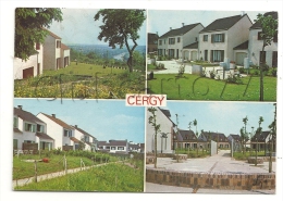 Cergy-POntoise (95) : 4 Vues Du Lotissement Des Coteaux De Puiseau En 1980. - Cergy Pontoise