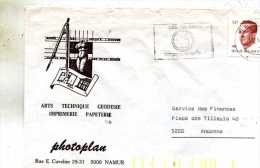 Enveloppe Obliteration Mecanique ( Flammes) De Iles De Paix -Campagne Annuelle A Namur En 1983 - Vlagstempels