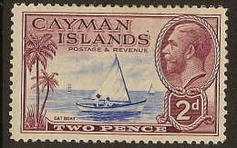 CAYMAN IS 1935 2d KGV SG 100 HM YK232 - Caimán (Islas)