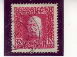 FRANZ JOSEPH-10 H-KuK-POSTMARK- BOSANSKI BROD-SARAJEVO- -BOSNIA AND HERZEGOVINA-1912 - Bosnia Herzegovina